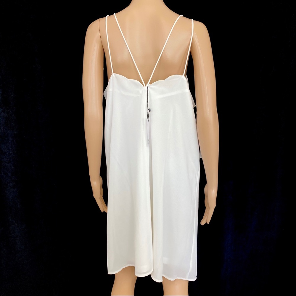 Love Riche Off-White Spaghetti Strap Dress White Size L - Picture 4 of 8